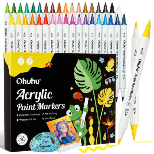 Набор маркеров Ohuhu 36 цветов Brush/Fine